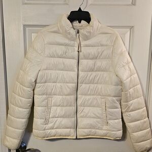 STYLUS Women's Off-White Puffer Jacket